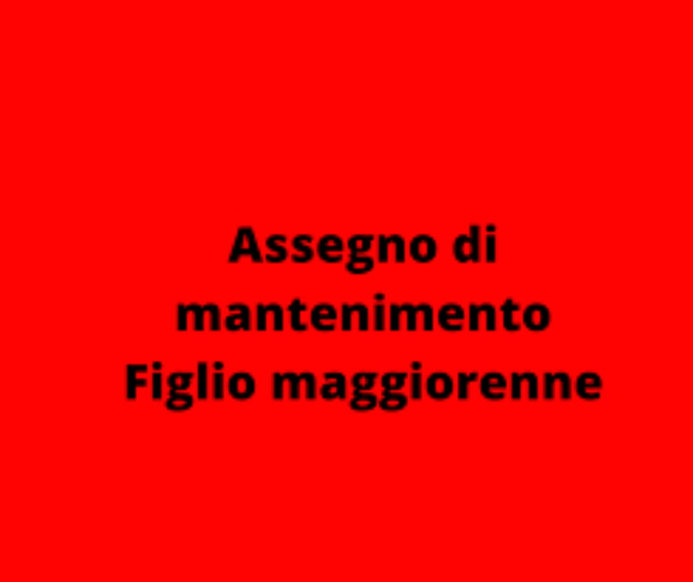 figli maggiorenni 1